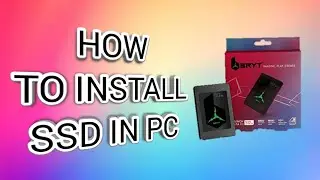 How to install SSD into the PC #ssd #pcbuild #techtalk