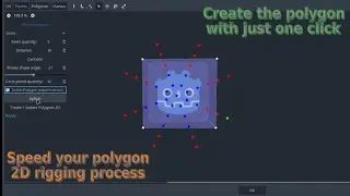How to accelerate character 2D rigging with Perfect vertices draw for polygon 2D in Godot Engine 4.X