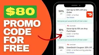 How to Get $80 DoorDash Coupon Code | DoorDash Promo/Discount Codes for Huge Savings (2024)