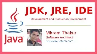 2 - JDK, JRE, IDE, SDK, Development Environment, Production Environment - Java Training By eZeon