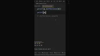 Python set Methods #shorts #shortsfeed #shortvideo #subscribe #python