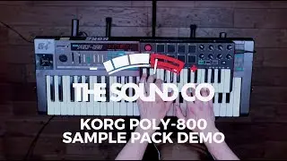 KORG Poly-800 (1983) - Sample pack demo - THISISTHESOUND.CO