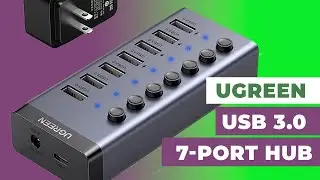 UGreen USB 3.0 7-Port Hub: Streamline Your Workspace