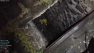 Jinny falls into a pit