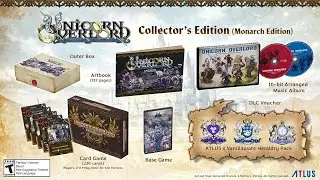 Unicorn Overlord Monarch Edition Unboxing / Nintendo Switch!