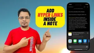 How to Link Other Notes Inside a Note in iOS 17 on iPhone and iPad
