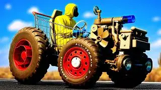 MADE A SPORTS CAR FROM A GROCERY CART | SURVIVAL IN DRIVE BEYOND HORIZONS BACKROOMS