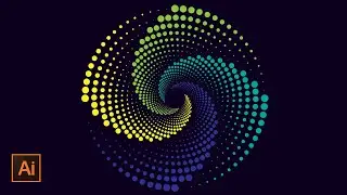 Dotted Spiral Vertex in Adobe Illustrator | DesignMentor