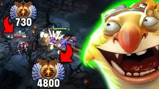 Valve can't count number in 7.32 (RIP Matchmaking) It's rank 4800 Techies vs Rank 730 🔥