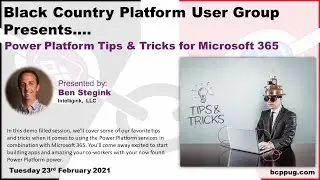 Black Country Power Platform User Group - 23rd February 2021 - Session 2