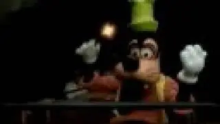 Goofy On Big Thunder Mountain Railroad-DISNEYLAND