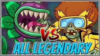 Chompzilla Legendary Deck vs Electric Boogaloo Legendary - Plants vs Zombies Heroes