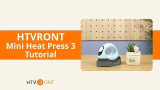 HTVRONT Mini Heat Press 3: Beginner's Guide & Function Overview！