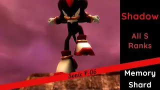 Sonic P-06 (Silver Release) - Shadow the Hedgehog -- All Stages (S Ranks + Bonus)