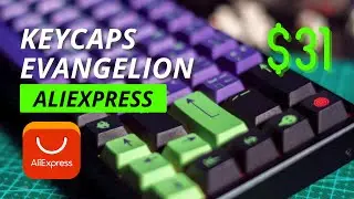 KEYCAPS DE EVANGELION EVA 01 para mi primer teclado mecánico, las compré en ALIEXPRESS