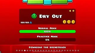 Geometry Dash - Dry Out - All Coins