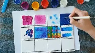 Мастер-класс по рисованию акриловыми красками🎨 Часть 1.