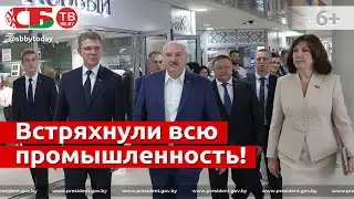 «Ты мне вообще за рекламу не платишь!» – Лукашенко посетил магазин мерча «Первый» в ТЦ «Столица»