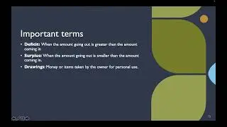 Intro to cashflow forecasting Power point