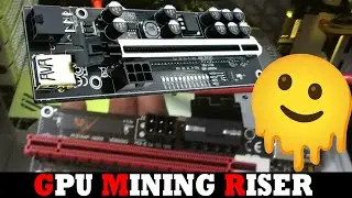 all about GPU Mining PCIe RISER in hindi || all options