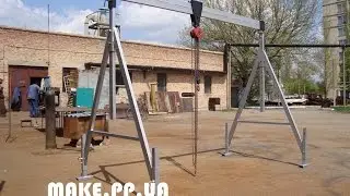 Портативный козловой кран
