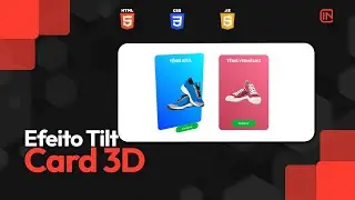 Como criar um Card 3D com HTML, CSS e JavaScript