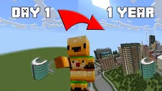 I SPENT A YEAR BUILDING A MINECRAFT CITY AND THIS IS HOW!