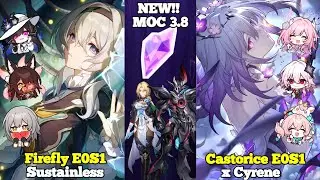 NEW! Firefly Sustainless & Castorice Premium Team - Memory of Chaos | Honkai Star Rail 3.8