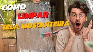 Como limpar tela mosquiteira Simples e Rápido