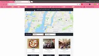 Aria Accessibility for My Restaurant Reviews App - Main Page