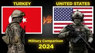 Turkey vs United States Military Power Comparison 2024 | U.S vs Turkey Military Power 2024