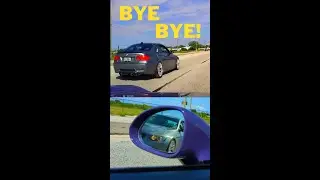e92 M3 Screaming By GT3 RS Wide Open Throttle