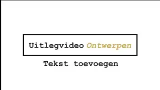 Tekst toevoegen met Diy design