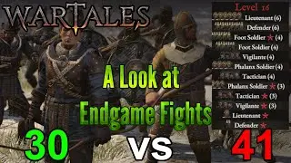 Outnumbered and Out-leveled ENDGAME Wartales fight at MAX level vs GUARDS.