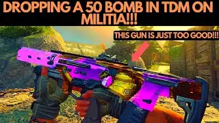 DROPPING THE 50 BOMB IN TDM ON MILITIA!!!