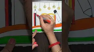 Ek no Hindi diwas par drawing#shorts #ytshorts#viral#trending #ytshorts#trending #hindi #easydrawing