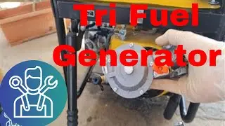 Tri Fuel Generator Carburetor conversation and test