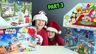 2017 LEGO CITY LEGO STAR WARS TSUM TSUM MARVEL Advent Calendar Review PART 3