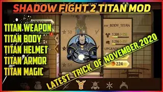 Shadow fight 2 titan mod || unlocked all weapons || unlocked all magic || Mediafire download link
