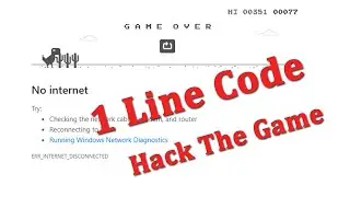 Cheat Google dinosaur game || try it || just for fun