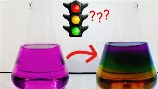Химический эксперемент ,, светофор ,, 🚥🚦!!!