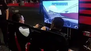 Next Level Racing Simulation Cockpit Gaming Chair Test Drive at E3 2016