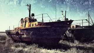 Кладбище кораблей в Ясенской переправе. Азовское море.