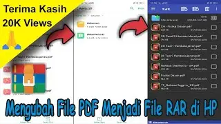 Cara Mengubah File PDF Menjadi File RAR di HP Menggunakan Aplikasi WinRAR | 