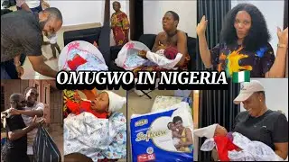 OMUGWO IN NIGERIA 🇳🇬 | THEY CAME ALL THE WAY FROM..JUST TO SURPRISE AND CELEBRATE WITH US 💃#vlog