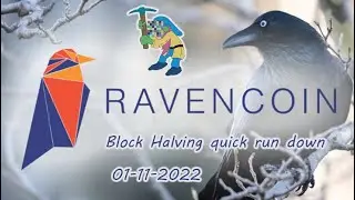 Ravencoin Halving quick overview and thoughts