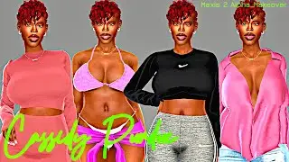 Maxis 2 Alpha_Makeover: Cassidy Purdue  #sims4cc #towniemakeover #sims4