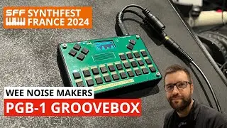 Wee Noise Makers PGB-1 Pocket Groovebox & MIDI Sequencer | SynthFest France 2024
