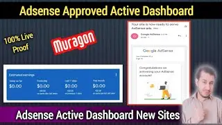 Latest Make AdSense Active Dashboard | Unlimited AdSense Active Dashboard | Muragon Adsense Approval