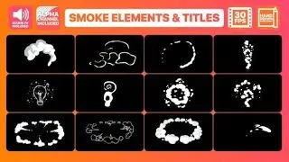 Flash FX Smoke Elements And Titles After Effects Template